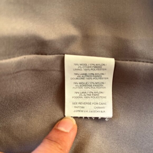 J. Crew Wool melton hooded jacket - Picture 4 of 7